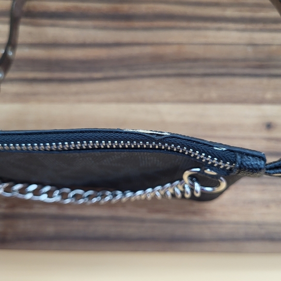 Michael Kors Belt Bag/Fanny Pack w/Silver Detail & Beautiful Gold Lining, EUC - Picture 4 of 5